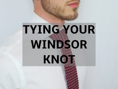 Tying a Windsor knot with Tie Supply